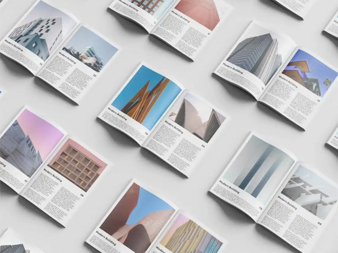 Spread Out Magazines Mockup