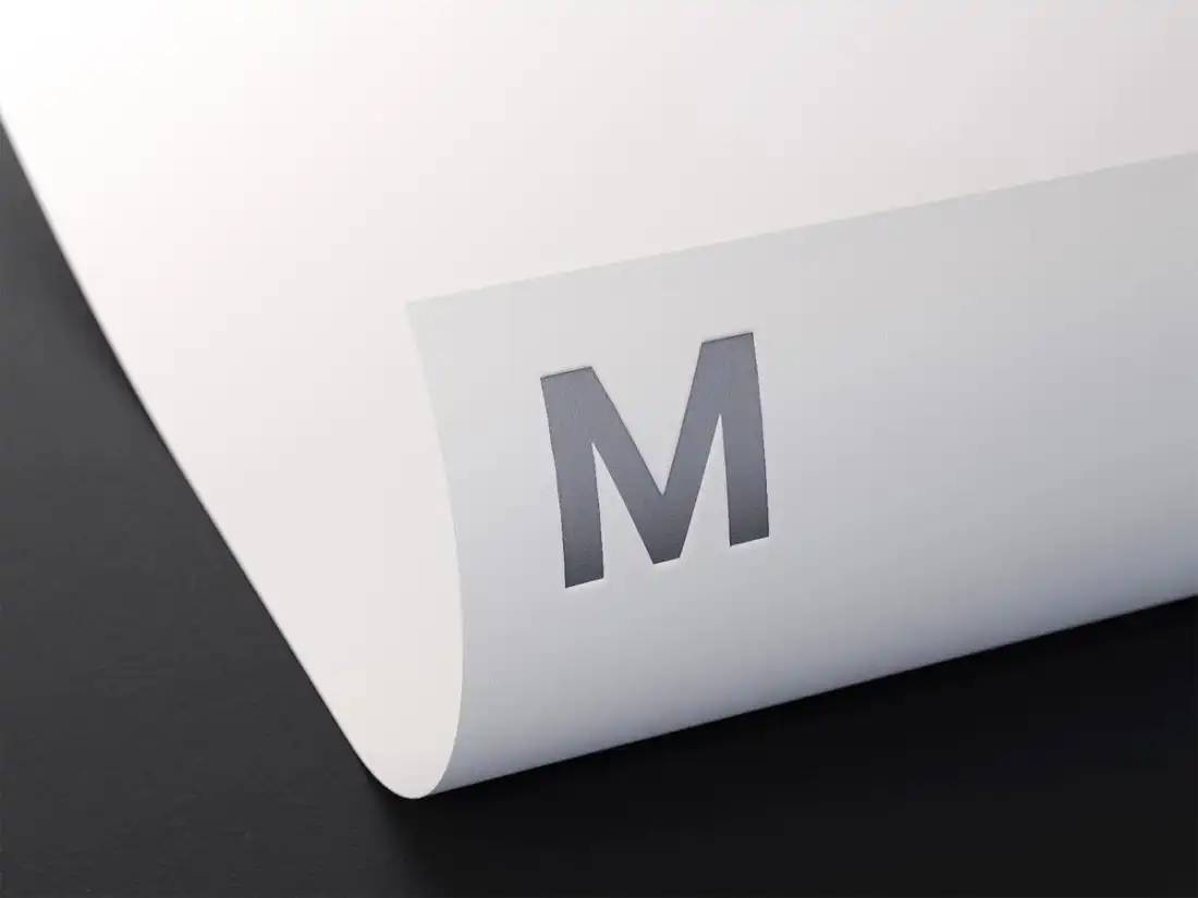 Metallic Foil Logo Mockup